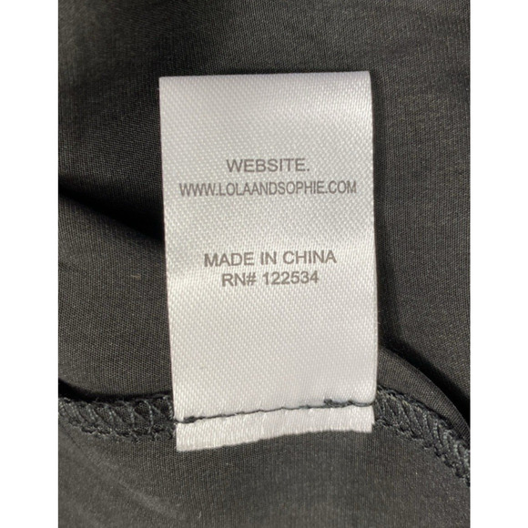 Lola & Sophie New York Pant Suit Womens Medium Tropical Print Top Wide Leg Pants - Picture 8 of 13